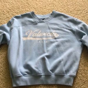 Light blue cropped crewneck. Brand new.